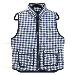 J. Crew Gingham Vest